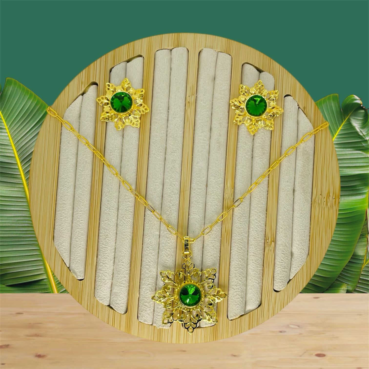 set competo verde botanico